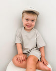 Tee and Shorts Set | Slate Grey