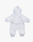 Fleece Full Length Romper | Grey/Lilac