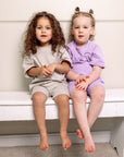 Tee and Bike Shorts Set | Lilac
