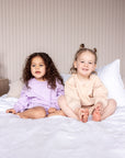 Crew Sweater and Shorts Set | Lilac
