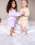 Crew Sweater and Shorts Set | Sand