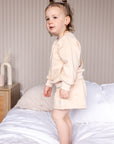 Crew Sweater and Shorts Set | Sand