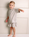 Tee and Shorts Set | Stone