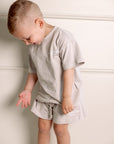 Tee and Shorts Set | Stone