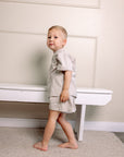 Tee and Shorts Set | Stone