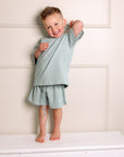 Tee and Shorts Set | Sage