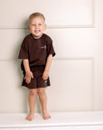 Tee and Shorts Set | Chocolate