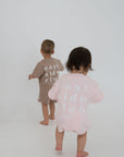 Club Short Sleeve Romper | Marshmallow