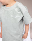 Oversized Corduroy Tee | Sea Foam
