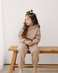 Club Fleece Tracksuit Set | Latte